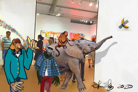 Animals Invade the Art World: The Banana