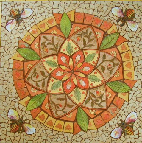 Residential: Bumblebee Floor Medallion